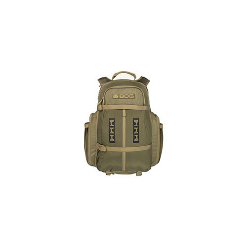 Il BOG Agility Stay Day Pack offre 2900 cubic inches di capacità, un peso di soli 3.5 lbs e un telaio in alluminio leggero e resistente, ideale per la caccia.